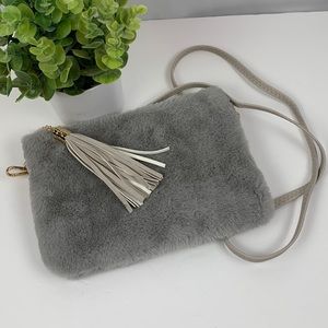 Vieta grey crossbody bag NWOT